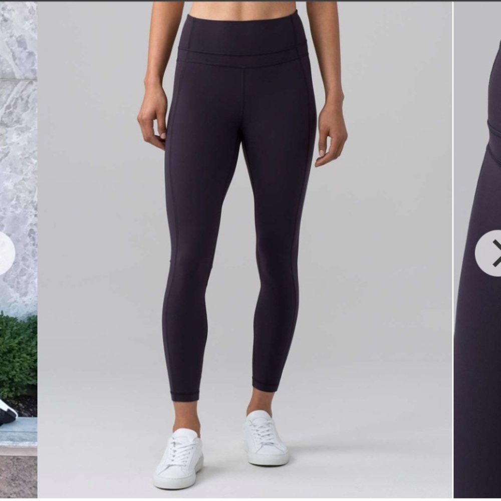 NWT Lululemon pushing limits tight 25 boysenberry